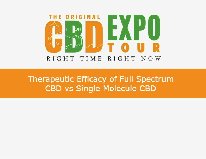 Therapeutic Efficacy Of Full Spectrum CBD Vs Single Molecule CBD - CBD ...