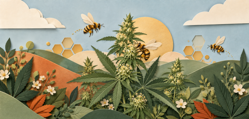 hemp and bees